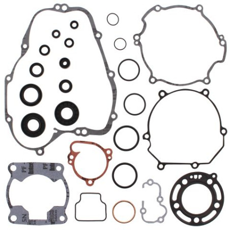WINDEROSA (VERTEX) engine gasket set with oil seals KAWASAKI KX85 07-13,