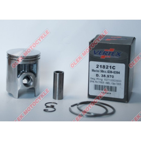 VERTEX stūmoklis MORINI G30, G304 50CCM (38,98mm) 2 žiedai
