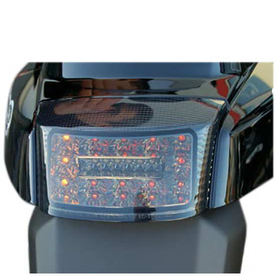 REAR LIGHT SCOOTER TUN'R WITH LEDS INTEGR.INDICATOR FOR BOOSTER / BW'S 2004- SMOKED EC APPROVED