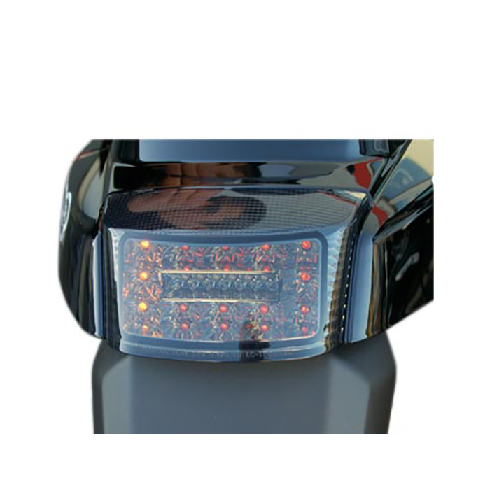 GALINIS ŽIBINTAS MOTOROLERIUI TUN'R SU LED INTEGRUOTU INDIKATORIUMI, SKIRTAS PALENGVINIMO / BW'S 2004- RŪKYTIEMS, PATVIR