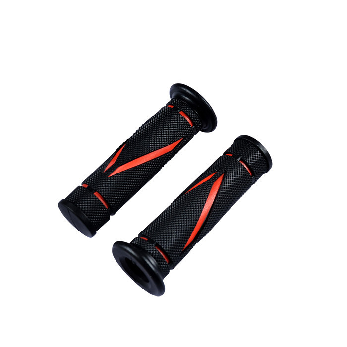 GRIPS TUN'R "ROADER" BLACK / RED (PAIR)