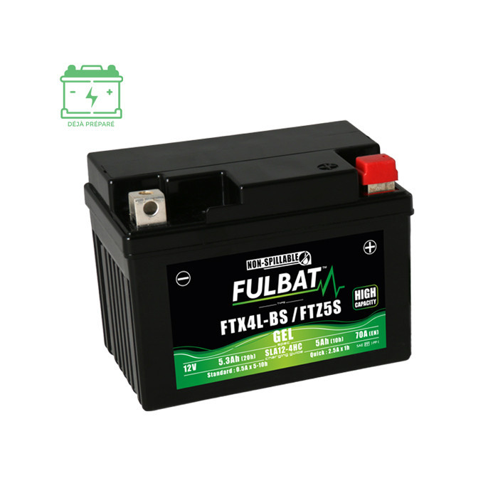 AKUMULIATORIUS 12-4 FULBAT 12V4AH LG110 W68 H89 (FTX4LBS / FTZ5S) (NEREIKALINGAS GELINIS) - AKTYVUS