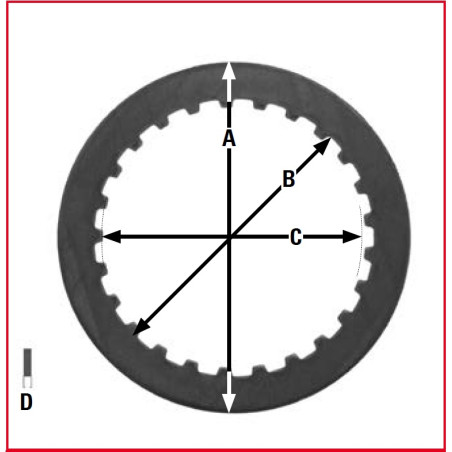 TRW LUCAS clutch discs YAMAHA XJ 600 DIVERSION 91-03,