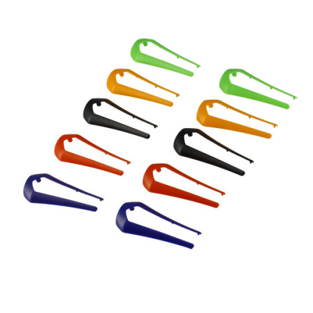 INDICATOR SHELL BLACKWAY BLAZARS INTERCHANGEABLE BLACK / ORANGE / RED / BLUE / GREEN (5 PAIRS)