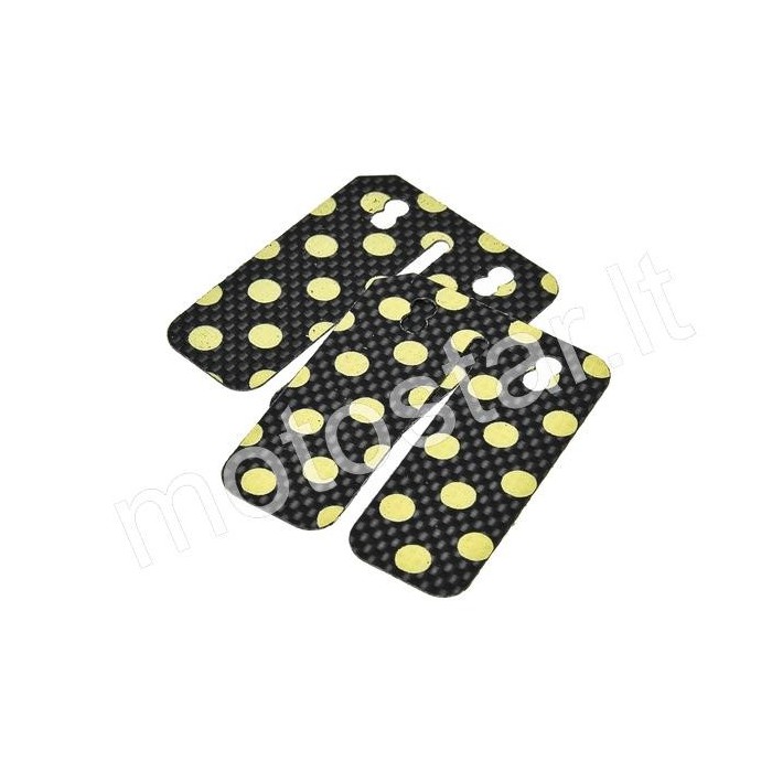 Athena 0.30mm Minarelli Horizontal / Piaggio / Gilera carbon valve leaves (2 pcs.)