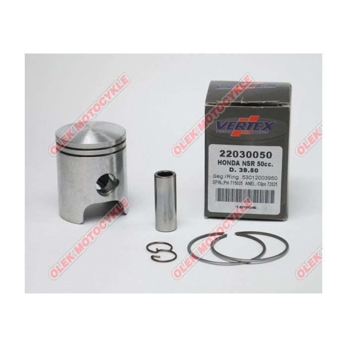 VERTEX stūmoklis HONDA KYMCO/ HONDA NSR 50 (39,95mm) (+1,00mm)