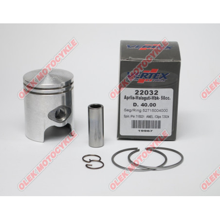 VERTEX Piston Minarelli 50 Scooter Aprilia, Beta, MBK, Yamaha 40,50 mm