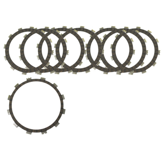 BRONCO clutch discs YAMAHA YFZ 450 '04-'14, YFM700R RAPTOR '06-'14, FZ8 '11-'15 (EBS2364)