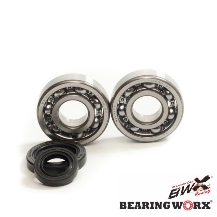 BEARING WORX crankshaft bearings with oil seals HONDA CR 125 79-07 (MADE IN JAPAN) (NTN) (24-1003)CBK30010