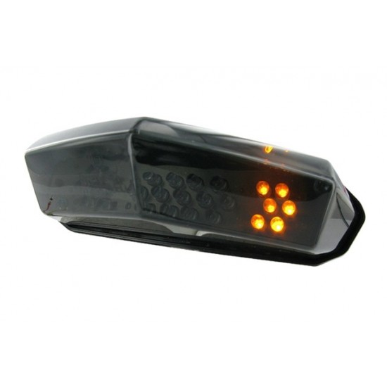 Derbi Senda STR8 Black Line LED galinė lempa su posūkiais