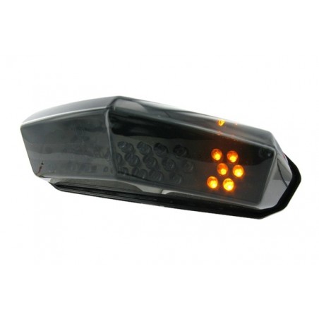 Derbi Senda STR8 Black Line LED tail light with turn signals