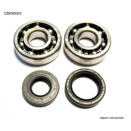 BEARING WORX alkūninio veleno guoliai su riebokšliais YAMAHA YZ 125 01-04 (NTN) (24-1025)