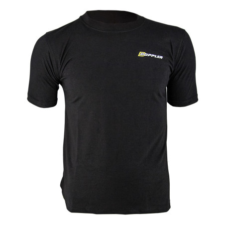 DOPPLER BLACK T-SHIRT - SIZE: M