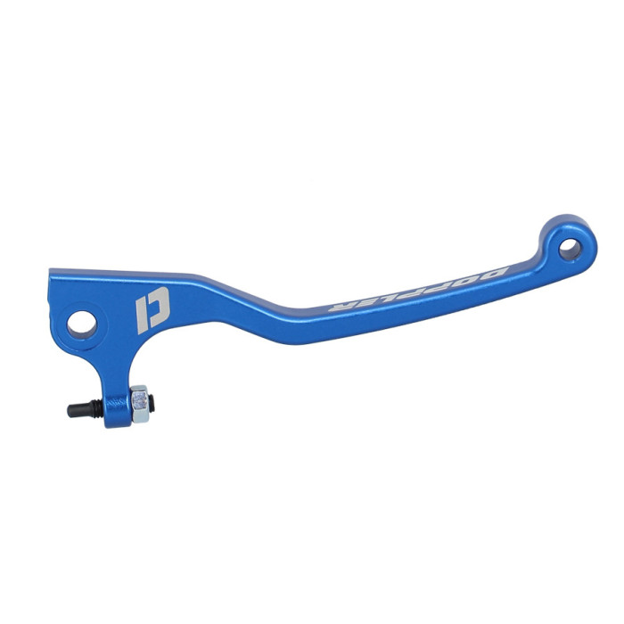 BRAKE LEVER -GEARED 50c- DOPPLER FOR BETA RR - CNC BLUE