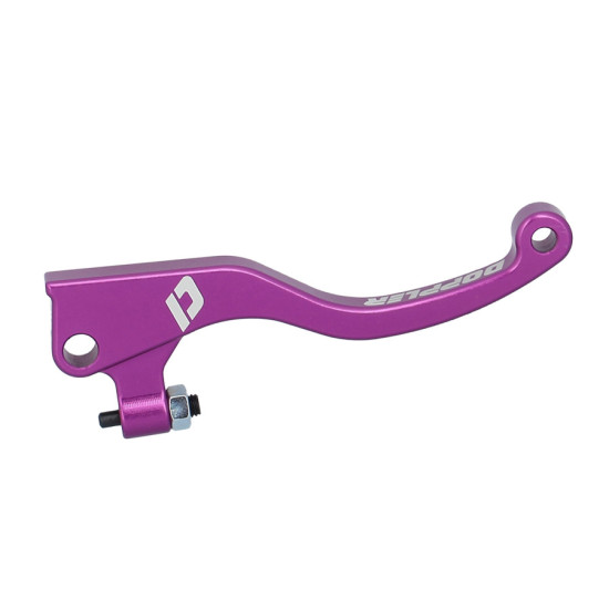 BRAKE LEVER -GEARED 50c- DOPPLER FOR DRD (PAIR)O 11 / MRT 14 / SHERCO 11 J.JUAN - CNC PURPLE