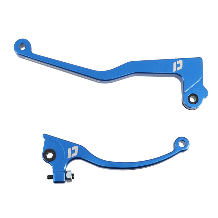 LEVER -GEARED 50c- DOPPLER FOR RIEJU MRT 2018- (AJP) CNC BLUE (PAIR)