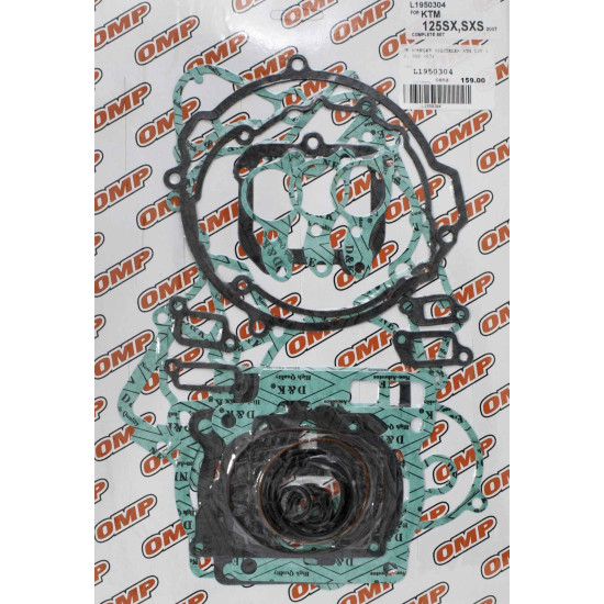 JR (OMP) gasket set KTM 125 SX, SXS '07-15 HUSQVARNA TC 125 14-15