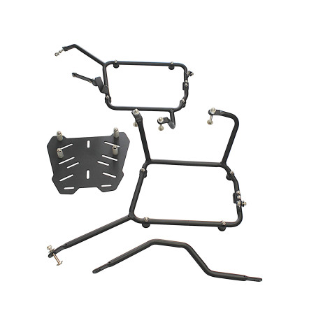 ZESTAW STELAŻY KUFER CENTRALNY + BOCZNE COOCASE TRIUMPH TIGER 800 2011-2017 KUFRY BOCZNE SYMETRYCZNE