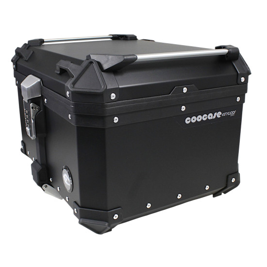 KUFER CENTRALNY ALUMINIOWY COOCASE 55L KEYLESS CZARNY