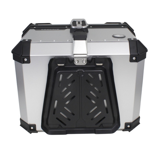 KUFER CENTRALNY ALUMINIOWY COOCASE 55L KEYLESS SREBRNY