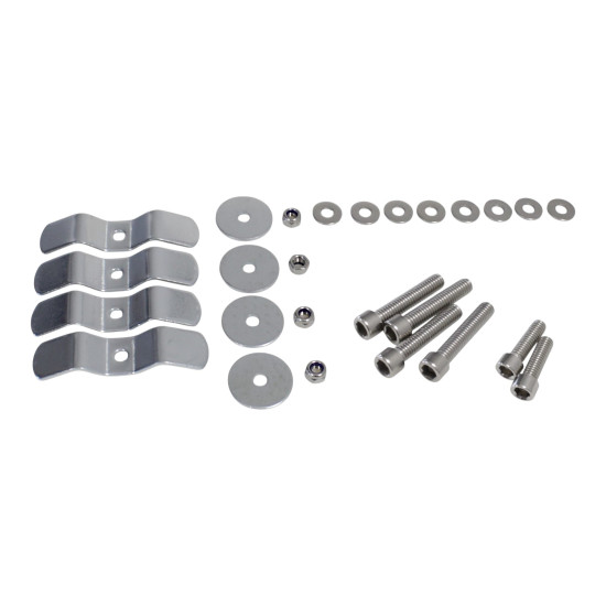 KUFER CENTRALNY ALUMINIOWY COOCASE 55L KEYLESS SREBRNY