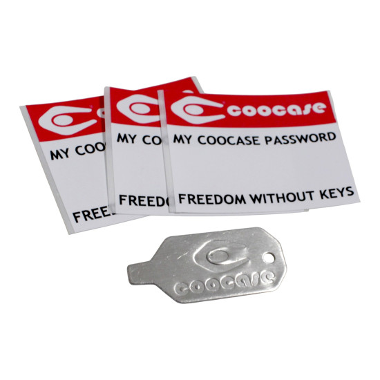 COOCASE 55L KEYLESS ALUMINUM TOP CASE WITH EXTENDABLE BACKREST, BLACK