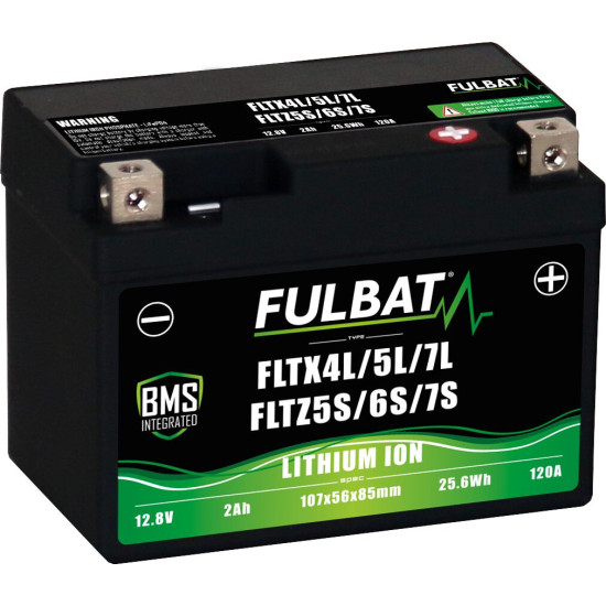 NEPRIŽIŪRĖTINA LIFEPO4 LITIO JONŲ AKUMULIATORIUS FULBAT FLTX4L / 5L / 7L - FLTZ5S / 6S / 7S
