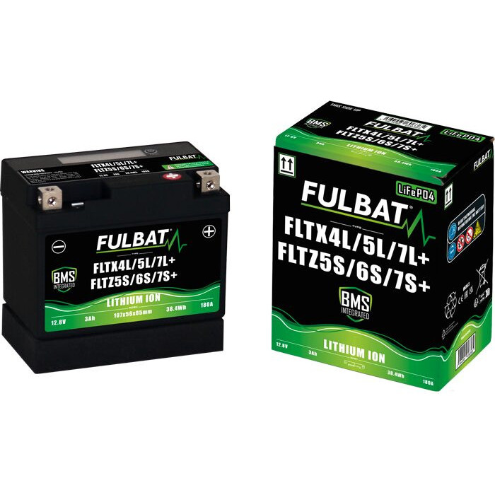 NEPRIŽIŪRĖTINA LIFEPO4 LITIO JONŲ AKUMULIATORIUS FULBAT FLTX4L / 5L / 7L - FLTZ5S / 6S / 7S