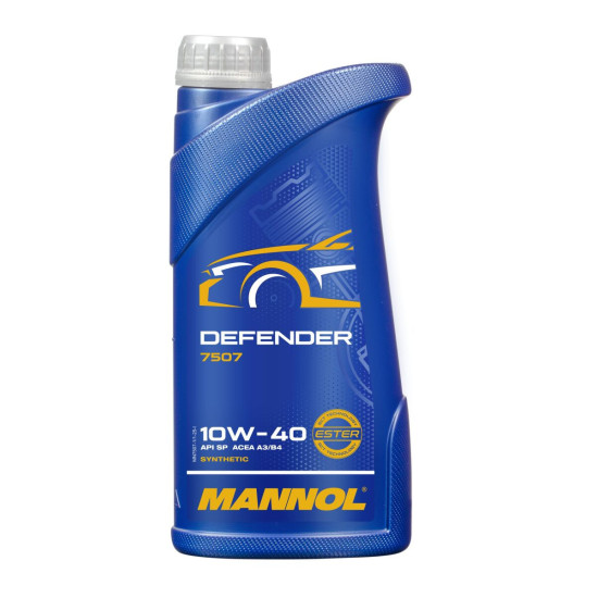 MANNOL 10W40 4T DEFENDER SEMI-SYNTHETIC ENGINE OIL 1L PASSENGER CARS