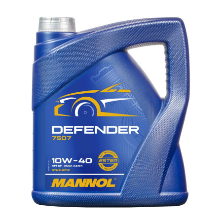 MANNOL 10W40 4T DEFENDER pusiau sintetinė variklio alyva 1 l lengviesiems automobiliams