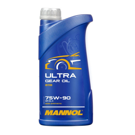 MANNOL GEAR OIL 75W90 ULTRA SEMISINTETIC GL-5 1L