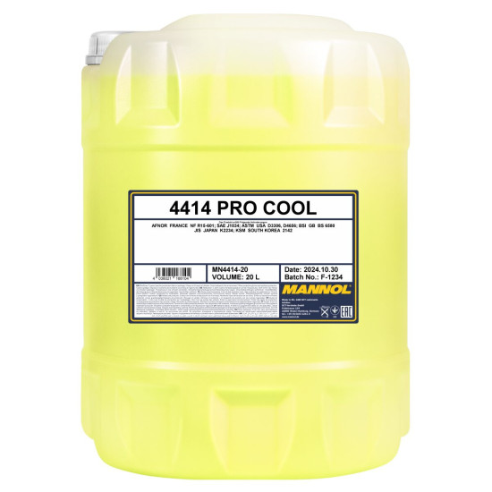 MANNOL PRO COOL aušinimo skystis 20 l