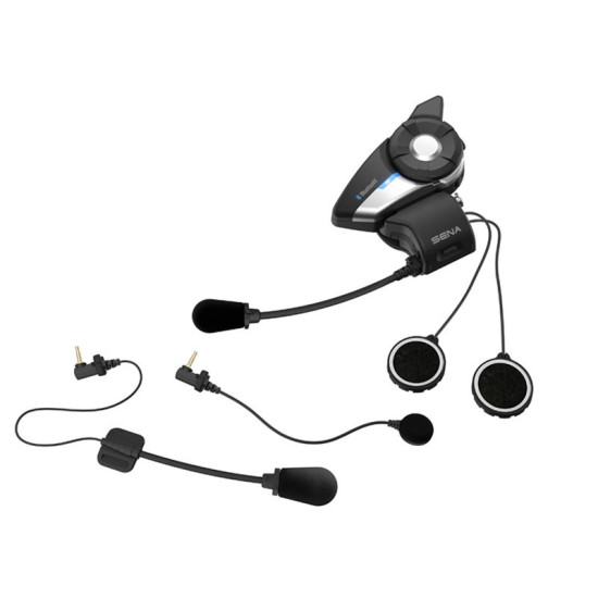 SENA 20S EVO BLUETOOTH 4.1 MOTOCIKLŲ INTERKOMAS IKI 2000 M SU HD GARSIAKALBIAIS IR UNIVERSALIU MIKROFONŲ RINKINYS (BE RA