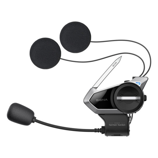 SENA MOTOCIKLŲ INTERKOMAS 50S QUANTUM MESH 2.0 BLUETOOTH 5.0 IKI 2000 M SU FM RADIJU IR HARMAN KARDON GARSO SISTEMA (2 K