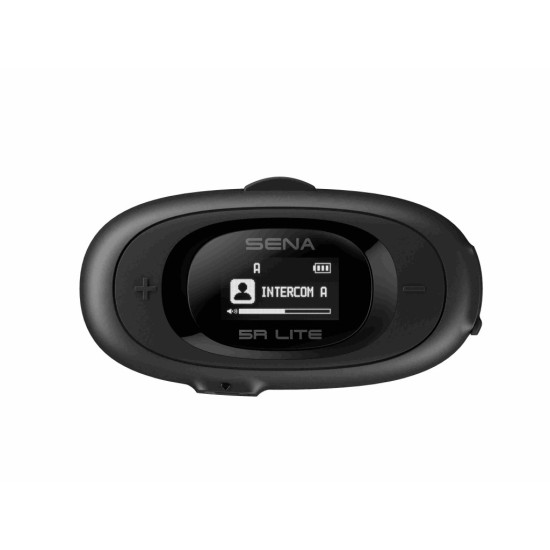 SENA INTERKOM MOTOCYKLOWY 5R LITE BLUETOOTH 5.1 DO 700M Z WYŚWIETLACZEM LCD I MIKROFONEM NA PAŁĄKU ( 1 ZESTAW ) (EL)