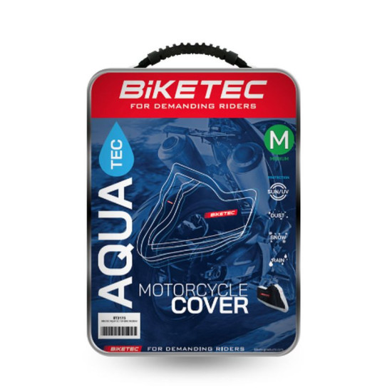 „BIKETEC“ 20 VNT. VANDENIUI ATSPARIŲ „AQUATEC“ MOTOCIKLŲ UŽDANGALŲ PAKETAS, JUODOS/PILKOS, L DYDŽIO
