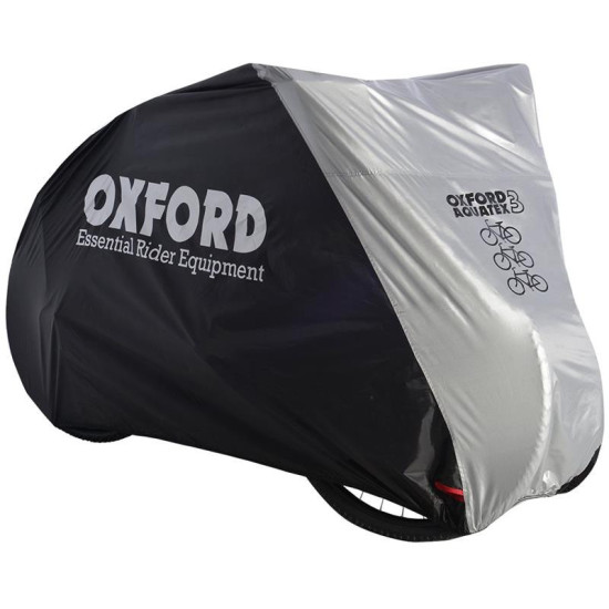 „OXFORD AQUATEX“ VANDENIUI ATSPARUS DVIRAČIŲ UŽDANGALAS TRIMS DVIRAČIAMS, PILKAS/JUODAS