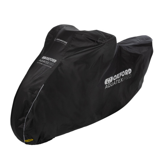 OXFORD AQUATEX PRO VANDENIUI ATSPARUS MOTOCIKLIO UŽDANGALAS, JUODAS, M DYDIS
