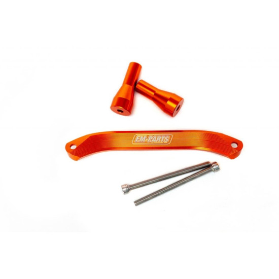 FM-PARTS ALIUMINIO MOTOCIKLŲ KĖLIMO RANKENA TINKA KTM / HUSQVARNA '20-'23, ORANŽINĖS SPALVOS
