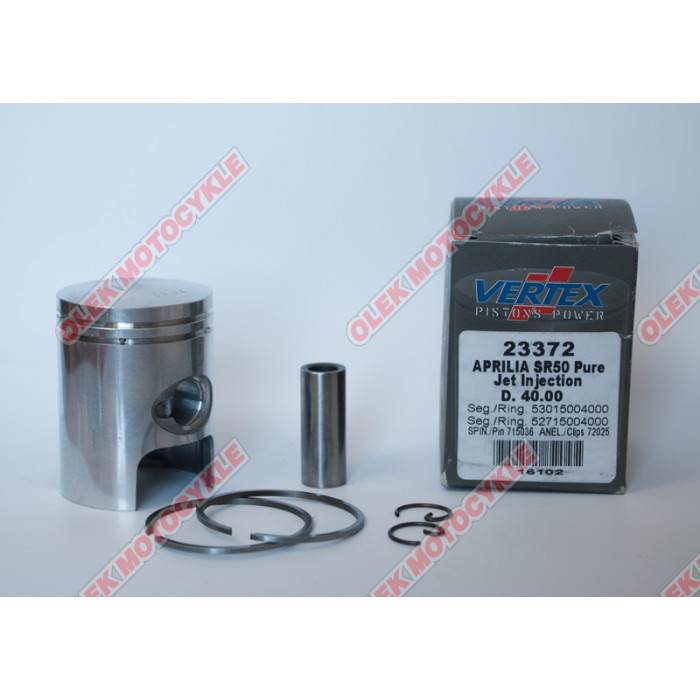 VERTEX Piston Aprilia 50 SKUTER SR50 41,00 mm (+1,00 mm)
