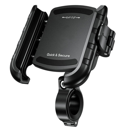 BIKETEC PROMOCJA UCHWYT MOTOCYKLOWY ANTYWIBRACYJNY NA TELEFON QUICK LOCK MONTOWANY NA KIEROWNICĘ LUB LUSTERKO TYP: R9-CL