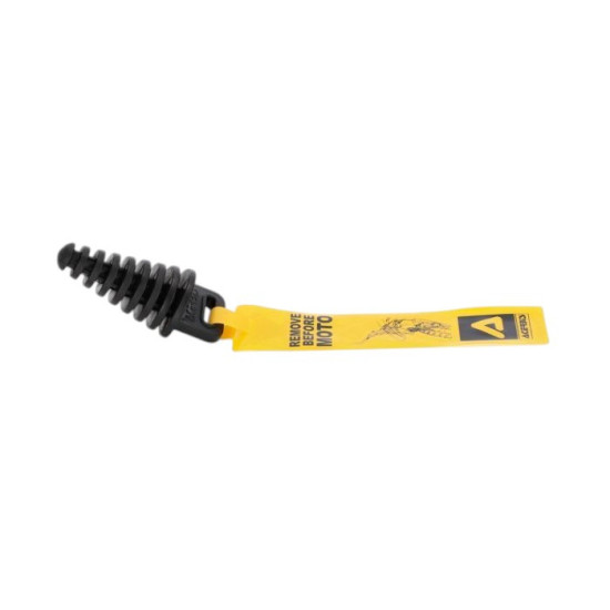 ACERBIS NOWY TOWAR12 / 25 ZATYCZKA (KOREK, ZAŚLEPKA) DO WYDECHU (TŁUMIKA) 16MM - 40MM 2T / 4T Z TAŚMĄ KOLOR CZARNY