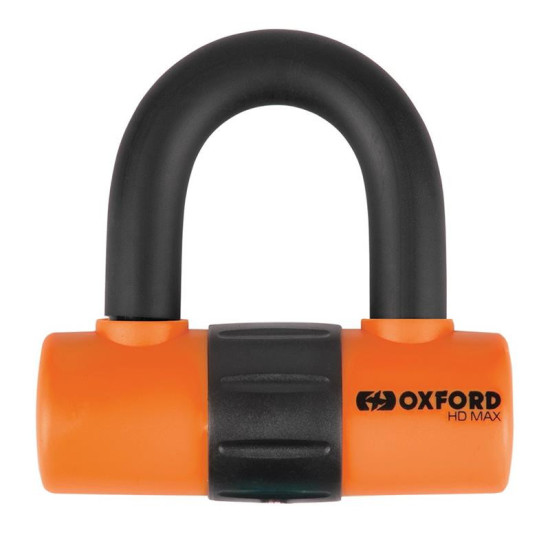 OXFORD stabdžių disko apsaugos nuo vagystės spyna HD MAX 14 mm, geltona, oranžinė