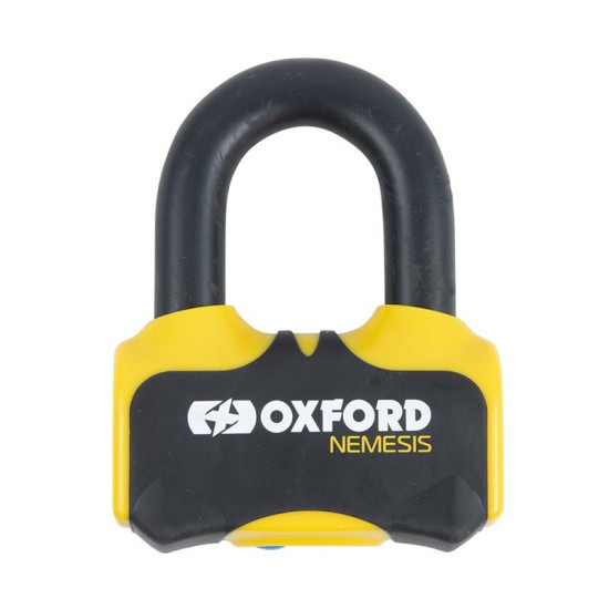 OXFORD AKCINĖ APSAUGA NUO VAGYSTĖS NEMESIS DISKINIŲ STABDŽIŲ SPYNA 16 mm FLUO GELTONA