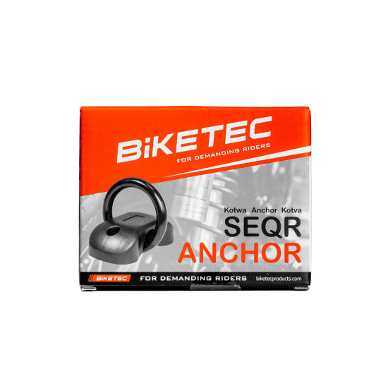 BIKETEC SEQR APSAUGINIS TVIRTINIMAS (INKARINIS) 132 MM X 69 MM, 3 RAKTAI, JUNGTIS 15 MM X 75 MM (ĮSKAIČIUOTI INKARINIAI 