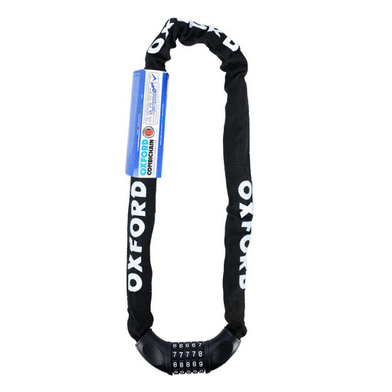 OXFORD AKCINĖ APSAUGOS NUO VAGŲ KOMBINUOTA GRANDINĖ 6 MM x 0,9 M (TINKLELIS 6 MM) - (KOMBINUOTA SPYNA)