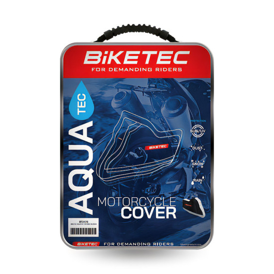 BIKETEC VANDENIUI ATSPARUS AQUATEC MOTOCIKLO UŽDANGALAS, JUODA / PILKA, DYDIS M (BE APVALKALO)