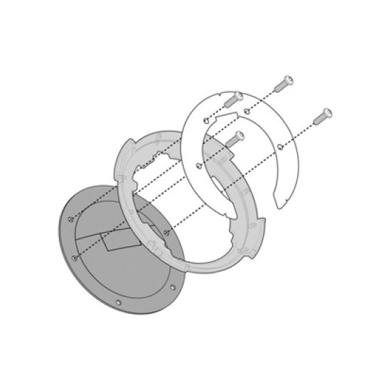 KAPPA TANKLOCK MONTUVAS BMW G650 GS '11-14