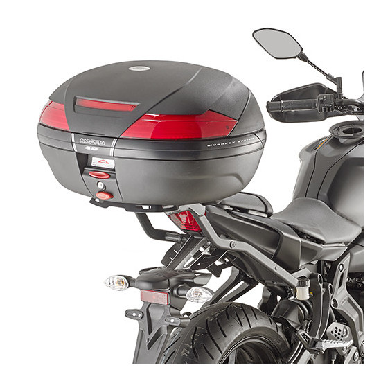 KAPPA VIRŠUTINIO DĖŽĖS LAIKIKLIS YAMAHA MT-07 '18-'24 (BE PLOKŠTELĖS)