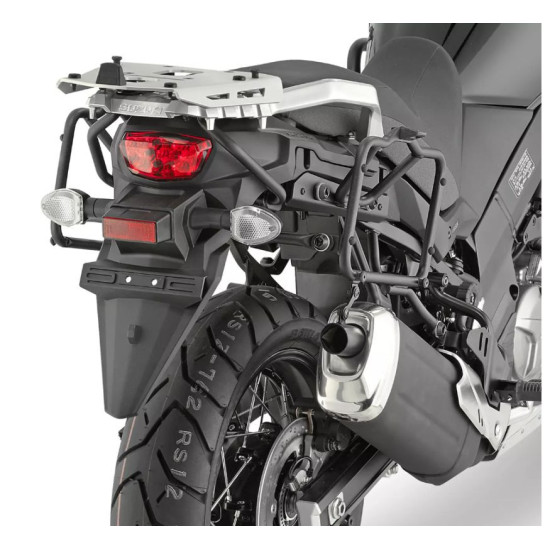 KAPPA MONOKEY SIDE CASE RACK SUZUKI DL 650 V STROM '17-'24 - ALSO FOR MONOKEY KMS K'MISSION ALUMINUM CASE